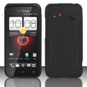 Soft TPU Gel with Matte Finish Skin Case Cover for HTC Droid Incredible 4G (Verizon) - Smoke