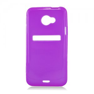 Soft TPU Gel Skin Cover Case for HTC Evo 4G LTE (Sprint) – Purple