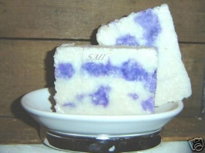 Lilacs in Blossom - Handmade LARD Shea Cocoa Butter Natural Soap - Large Bars