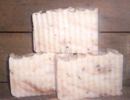 Shea Cocoa Butter Olive Oil All Natural Bar Soap Patchouli and Rose
