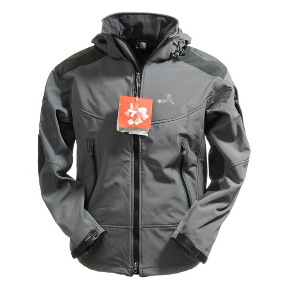 Soft Shell Men's Windstopper Jacket Hiking Climbing Hooded