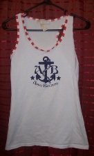 Apple Bottoms nautical top