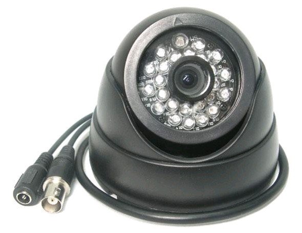 1/3" Sony CCD Dome Infrared Camera 3.6mm 24 LED CCTV