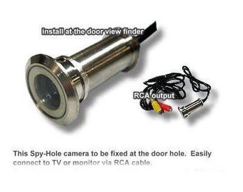 Door Eye Spy Hole Security Color Camera Wired CCTV