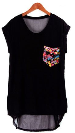 free shipping flower shirt M
