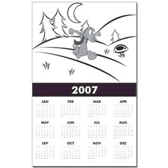 Jack Blue 2007 Yearly Calendar
