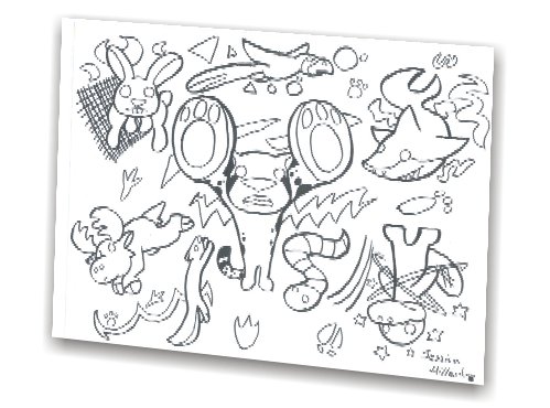 Zoo Mania; Print; Autographed by Jessica Hillard