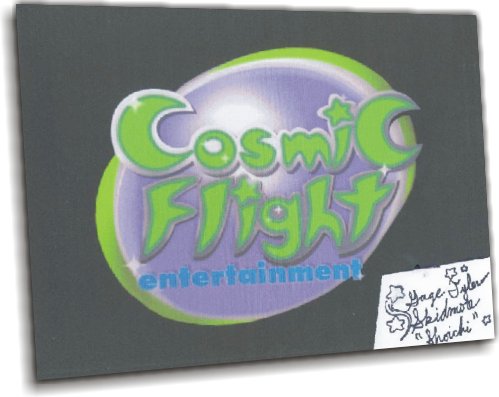 Cosmic Flight Logo; Print; Autographed by Gage "Shoichi"