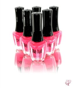 DAHLIA COSMETICS NAIL LACQUER POLISH IN NEON PINK 0.5 FL. OZ BOTTLES