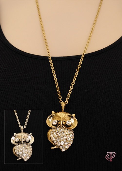 "whooty" the owl Gold/Silv & Diamonds Accents!!!