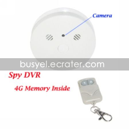 4GB Smoke Detector Style Spy DVR with Hidden Camera