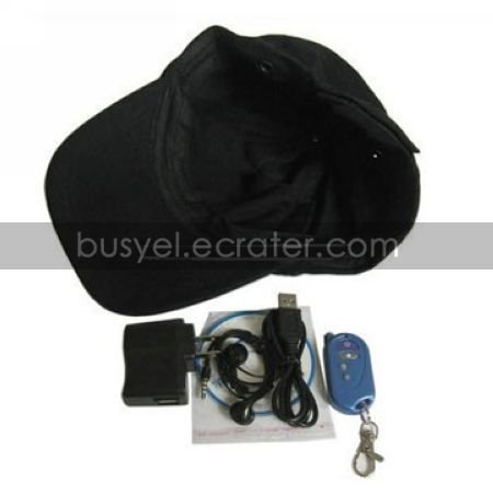 Hat DVR with Bluetooth + MP3 functions