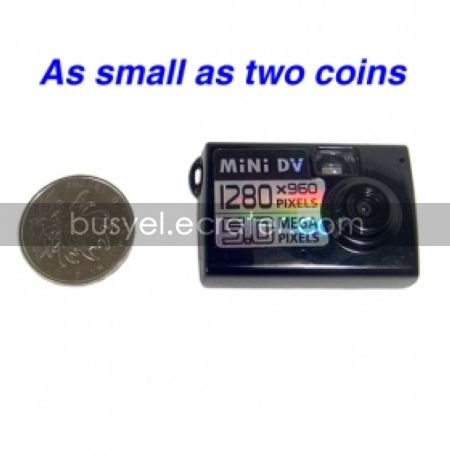HD 1280x960 Mini Digital Video Recorder with 5.0M Pixel Lens, Motion-Activated Pin Hole Camera