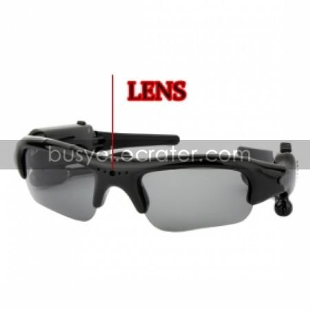 Spy Sunglasses Camera With MP3 FM Bluetooth 2GB MemoryHidden Camera(TRA182)