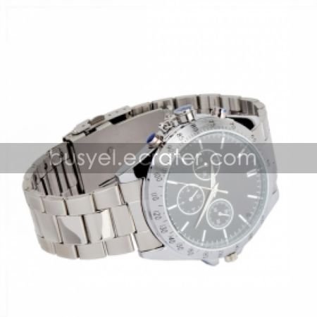 8GB 640x480 Video Spy Watch Camera Camcorder Silver(HMM033)