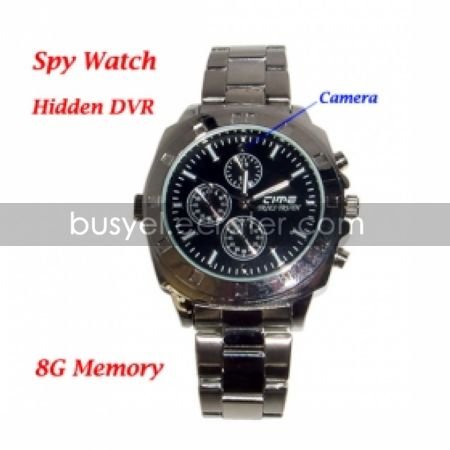 Fashion Design Watch Digital Video Recorder with 8G Memory Hidden Camera (QW018)