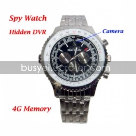 High Resolution 1280x960 Fashion Design Watch DVR with 4G Memory Hidden Camera (QW019)
