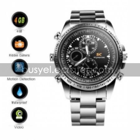 Secret Agent Wristwatch with Camera + Motion Detector