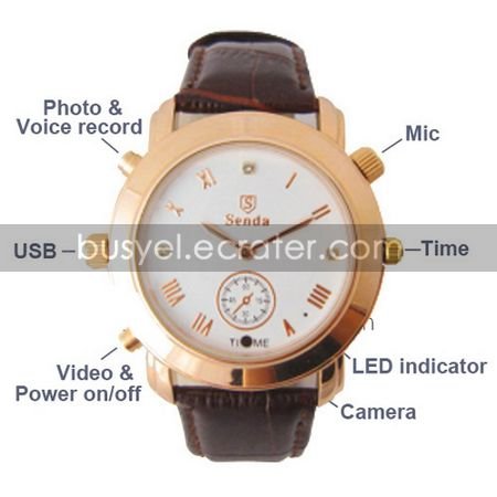 Sport Watch Digital Video Recorder with Digital Voice Recorder, 4G MemoryHidden Camera (TRA632)