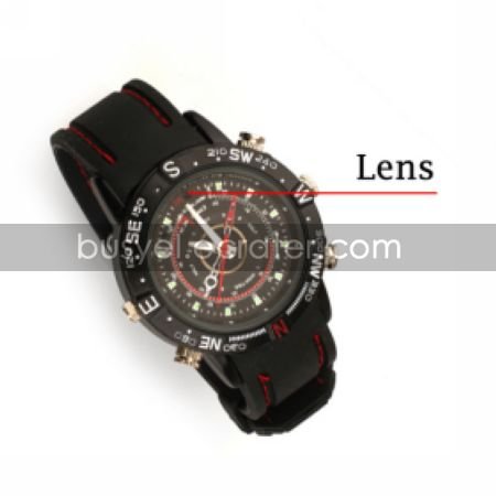 Sports Water Proof Wrist Watch Camera DVR Camcorder Supporting up to 16G TF Card (SZ05430102)