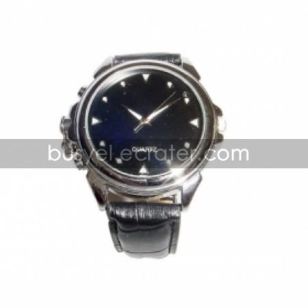 Spy Hidden Camera Watch with Stylish Leather Band and 4GB Built In MemoryHidden Camera