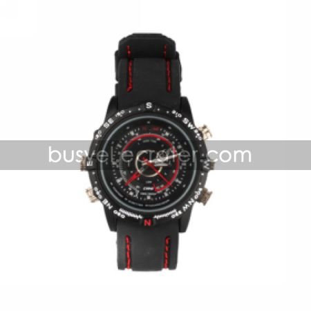 Waterproof Sports Watch with Hidden HD Camera + Sound Record