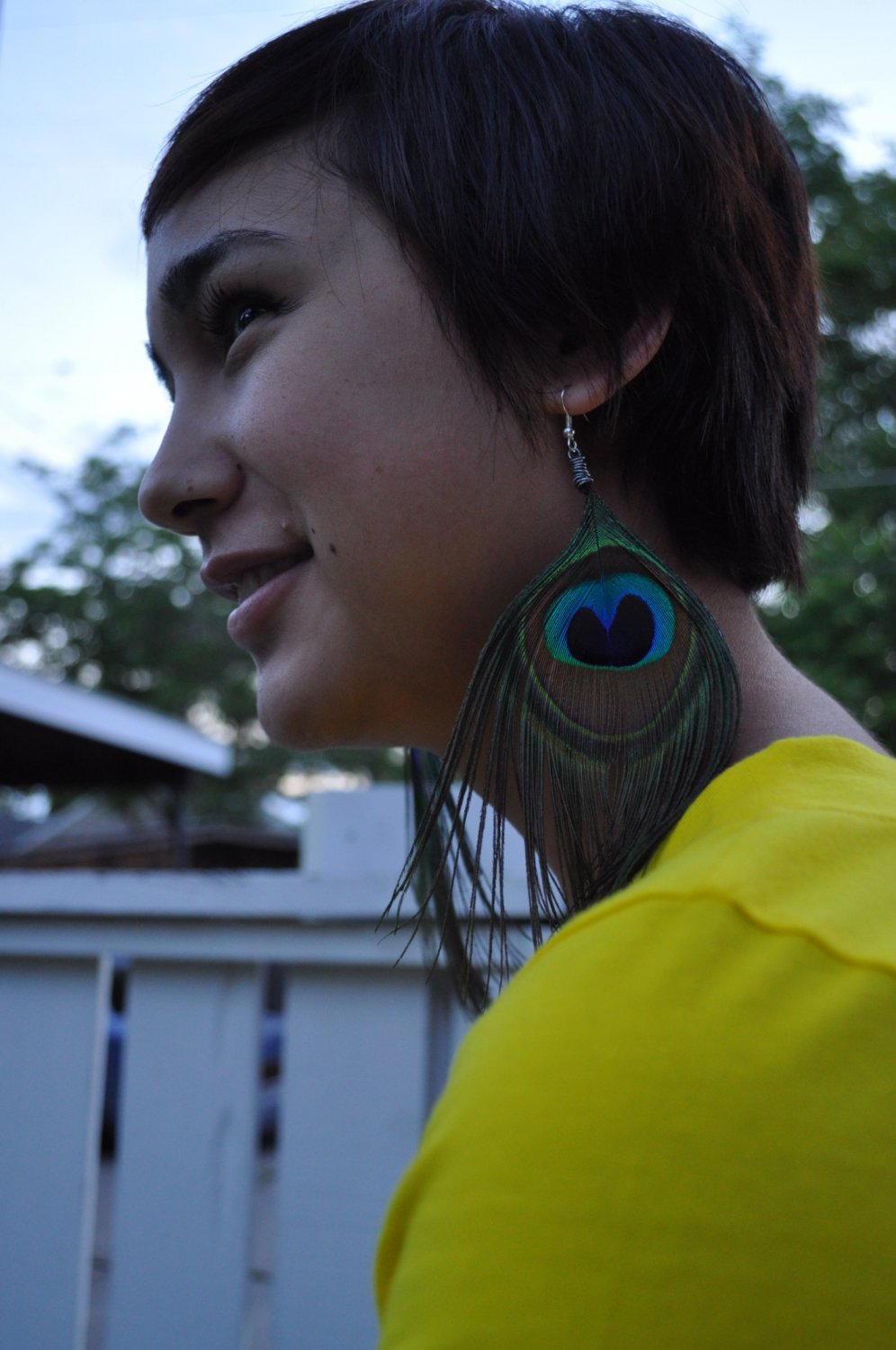 Peacock Earrings