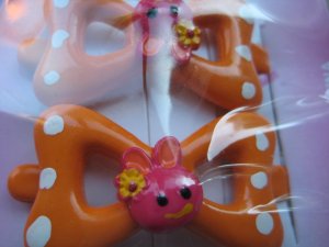 Bow hair clips