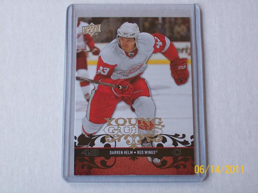 2008-09 Upper Deck Hockey Series 1 - Young Guns #213 - Darren Helm