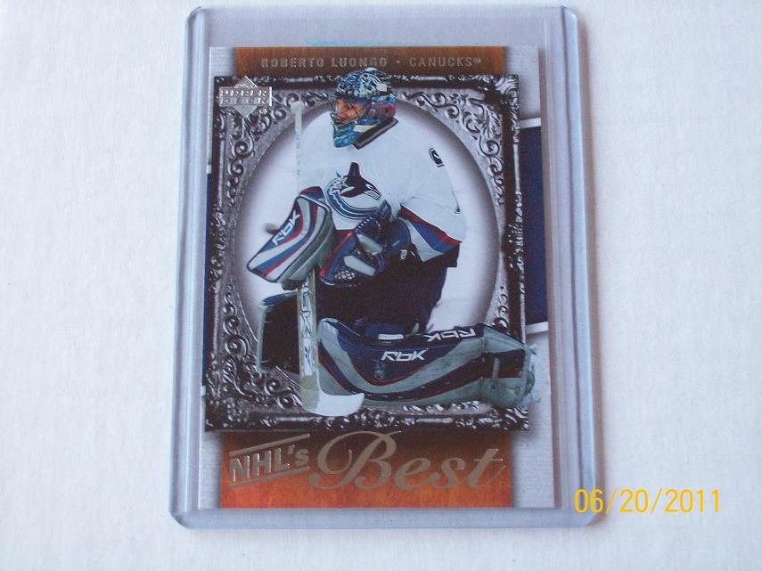 2007-08 Upper Deck Hockey Series 1 - NHL's Best #B8 - Roberto Luongo