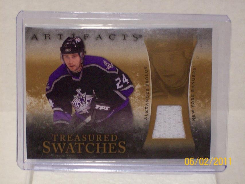 2010-11 UD Artifacts - Treasured Swatches #TSR-AF - Alexander Frolov