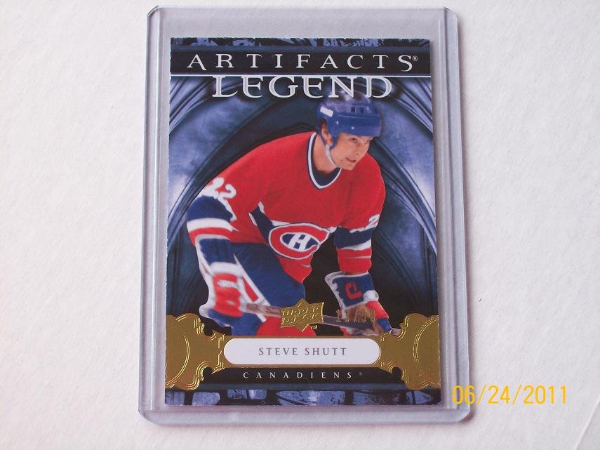 2009-10 UD Artifacts - Legend GOLD #102 - Steve Shutt - Serial Numbered 13 of 50