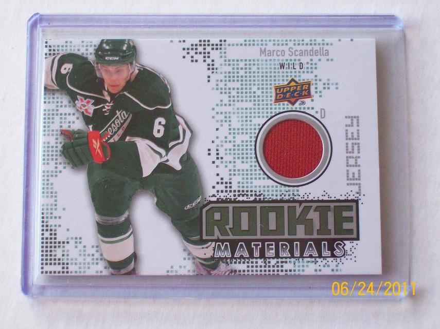2010-11 Upper Deck Hockey Series 2 - Rookie Materials #RM-MS - Marco Scandella