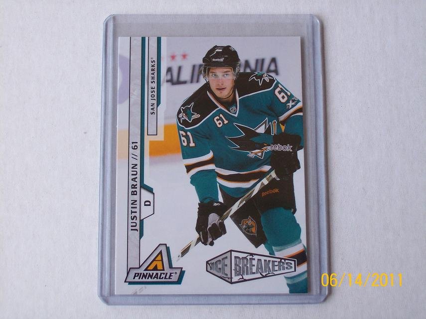 2010-11 Pinnacle Hockey #243 - Ice Breakers - Justin Braun - RC