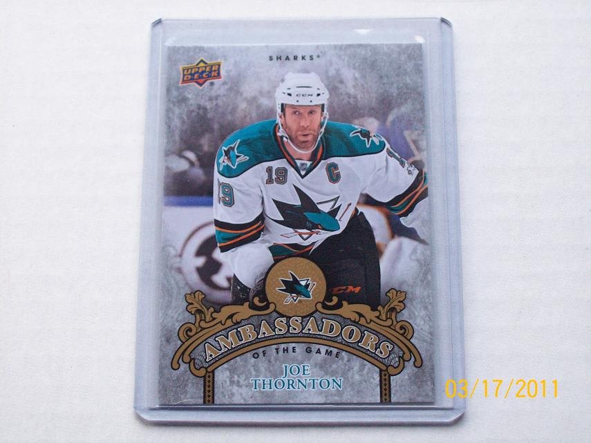 2010-11 Upper Deck Hockey Series 2 - Ambassadors of the Game #AG42 - Joe Thornton