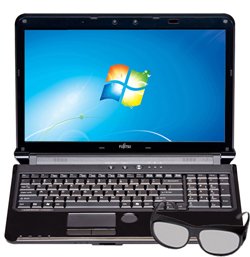 Fujitsu LIFEBOOK 15.6" Intel Core i5-2410M 3D Laptop (AH572) - Black