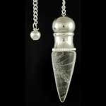 Clear Quartz Chambered pendulum - GPCQUA