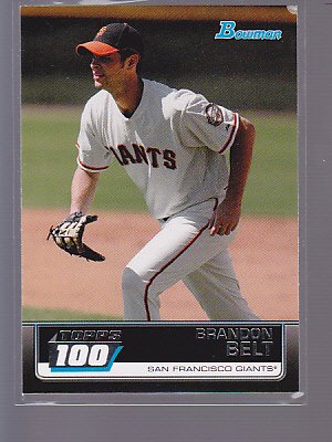 2011 Bowman Topps 100 TP6 Brandon Belt Giants