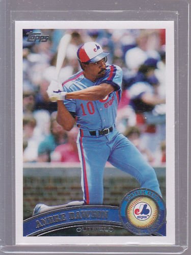 ANDRE DAWSON #375 B 2011 Topps LEGENDS variation SP 1 a case SP!