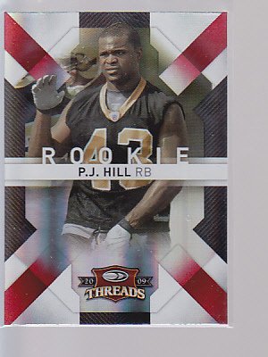2009 THREADS P.J. HILL RC #177 BADGERS ---stk502