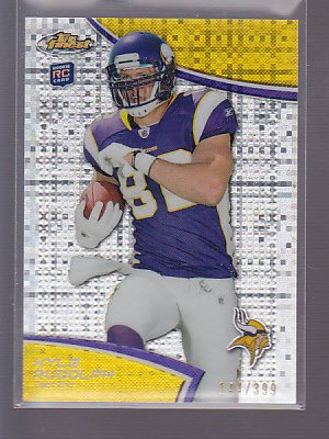 2011 Finest KYLE RUDOLPH X-Fractor Vikings RC #ed to /399 *stk0485