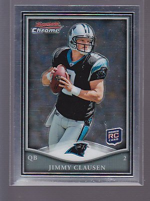 2010 Bowman Chrome #BCR10 Jimmy Clausen RC *stk0477