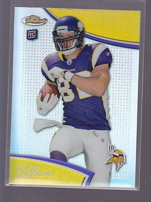 Kyle Rudolph 2011 Topps Finest Refractor RC #92 VIKINGS *stk0467