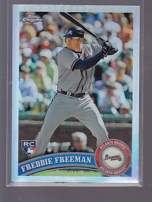 2011 Topps Chrome RC #173 Freddie Freeman Refractor *stk0452