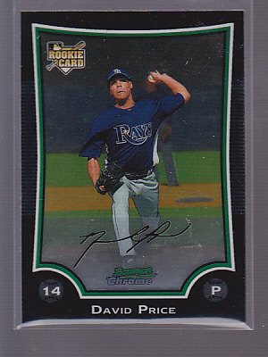 2009 BOWMAN CHROME RC #213 DAVID PRICE RAYS *stk0450