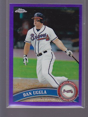 DAN UGGLA 2011 TOPPS CHROME PURPLE REFRACTOR #ed 174/499 *stk0441