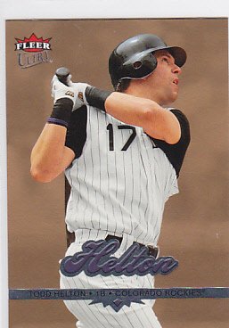 GOLD! 2007 ULTRA #145 TODD HELTON stk0275