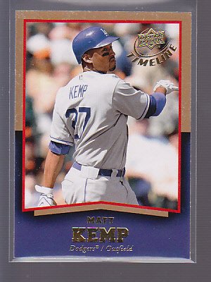 2008 Upper Deck Timeline Gold #23 Matt Kemp __stk0245