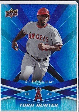 2009 Upper Deck Spectrum BLUE TORII HUNTER #48 skt0231