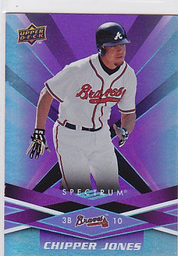 2009 Upper Deck Spectrum CHIPPER JONES #6 *stk0179